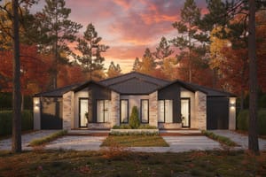 Проекты одноэтажных дуплексов: комфорт без лестниц-фото-1